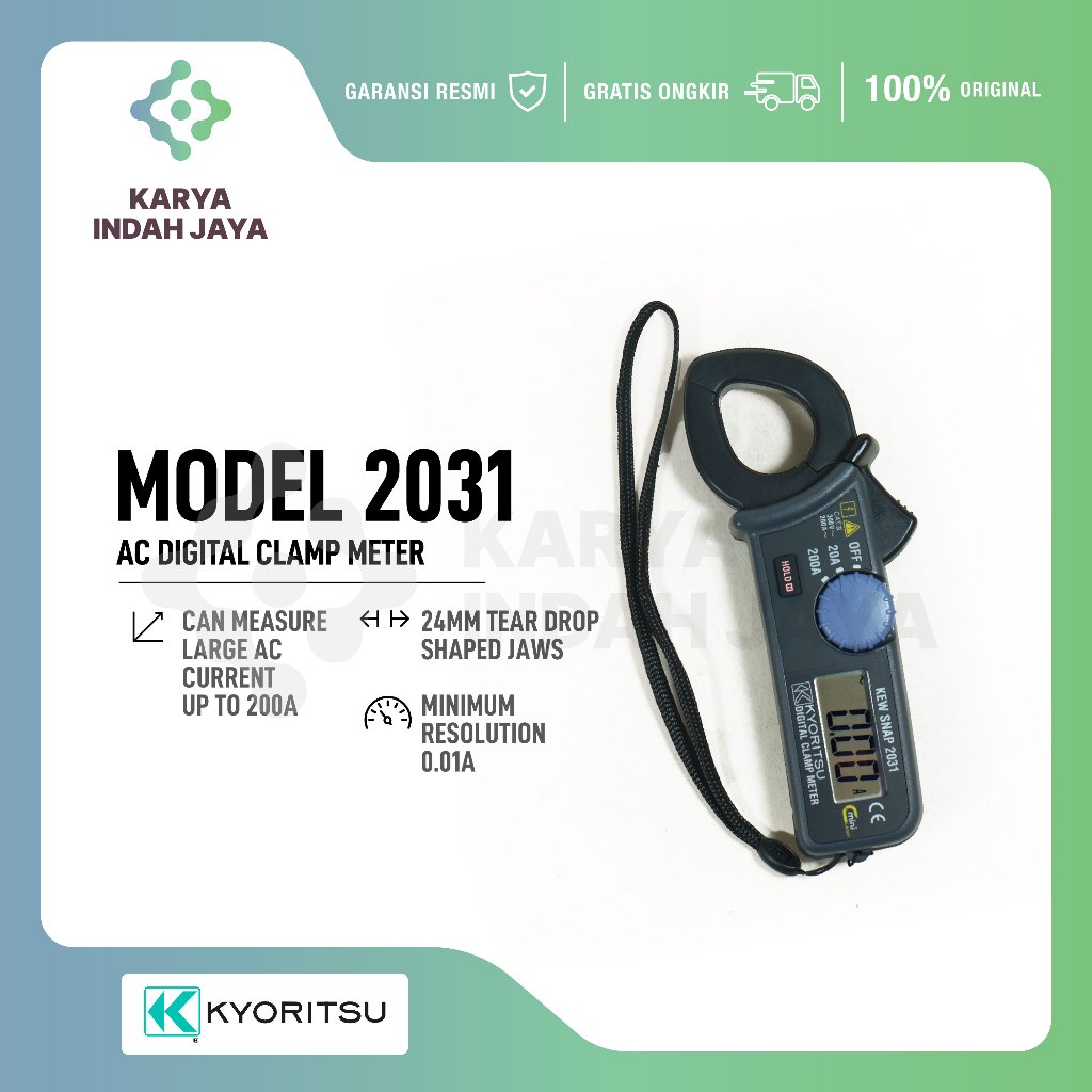 Digital clamp meters AC Kyoritsu 2031