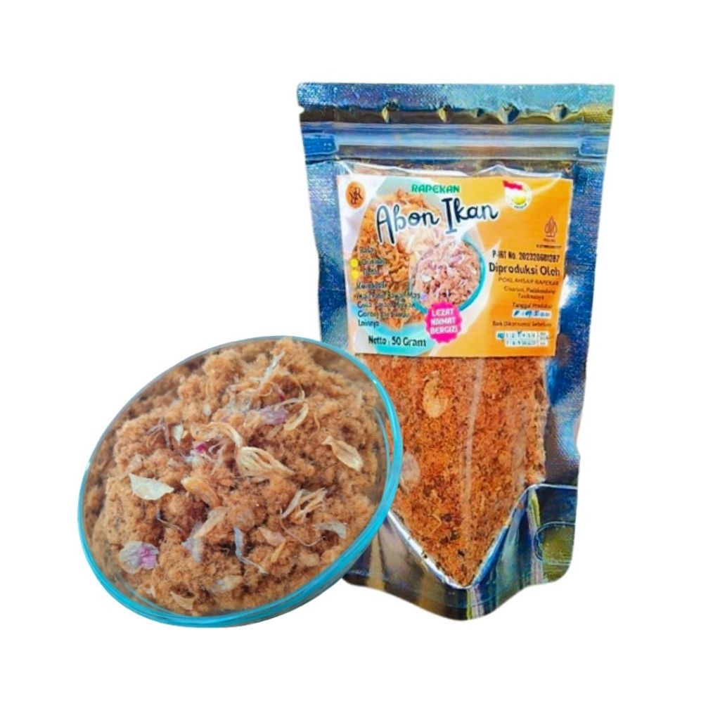 

Abon Ikan RAPEKAN , IKAN TAWAR,50G