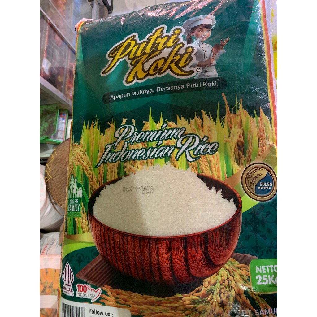

Beras Premiun Putri koki 25 kg (BERAS TERBAIK DIKELASNYA, LOLOS UJI PEMERINTAH BUKAN BERAS OPLOS)