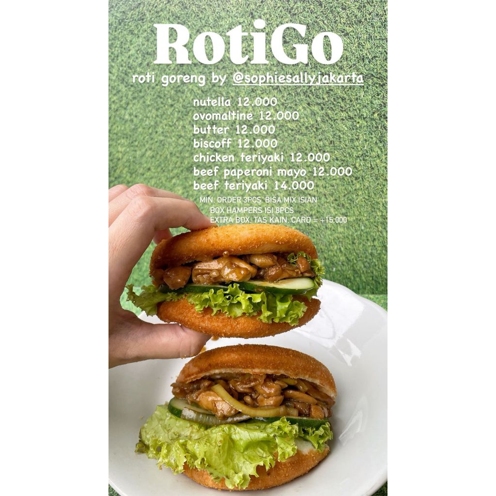 

RotiGo! Roti Goreng Viral - Homemade - Ready Setiap Hari