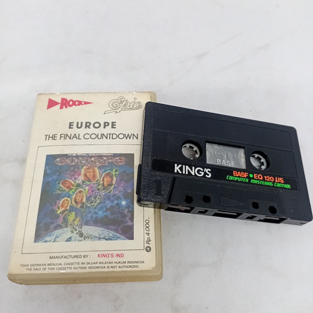 Kaset Pita Europe The Final Countdown