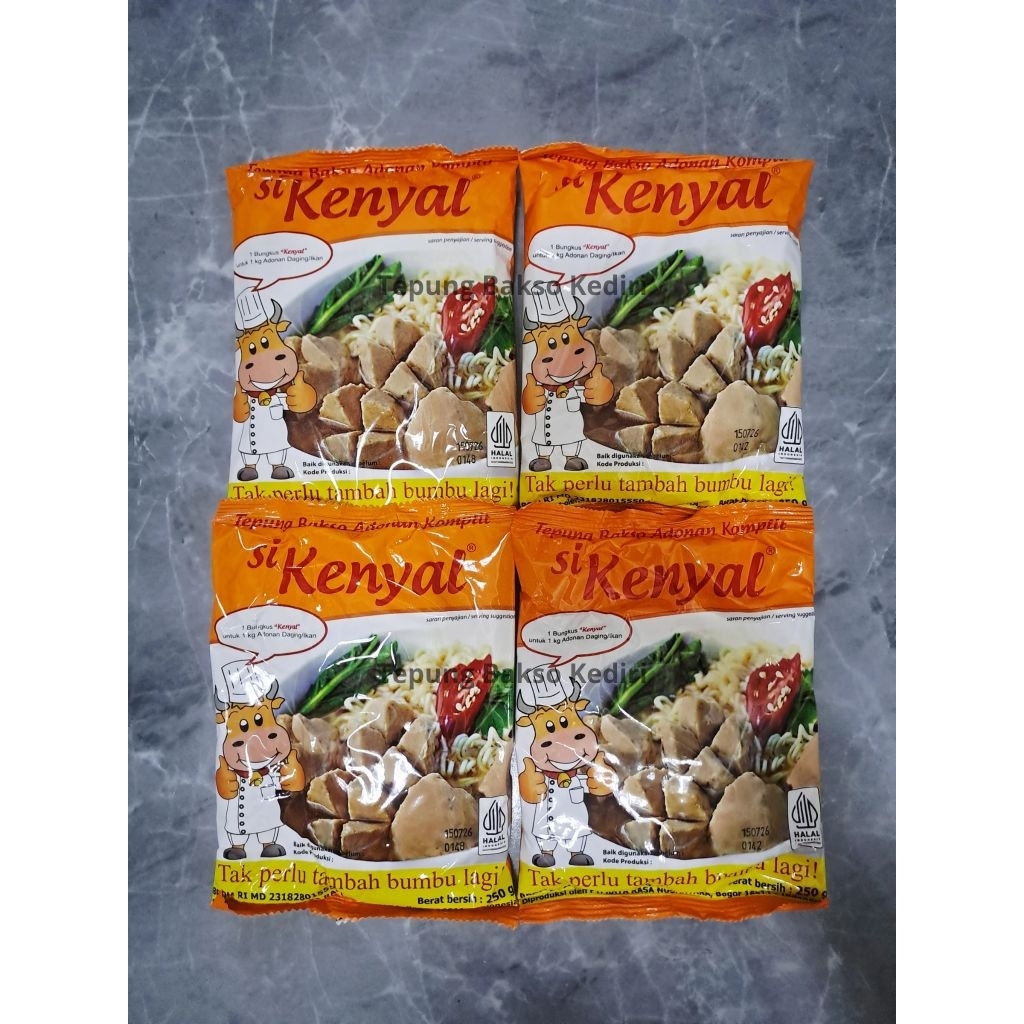 

Sikenyal Tepung Premiks Adonan Bakso Komplit Paket 4pcs (4x250g)
