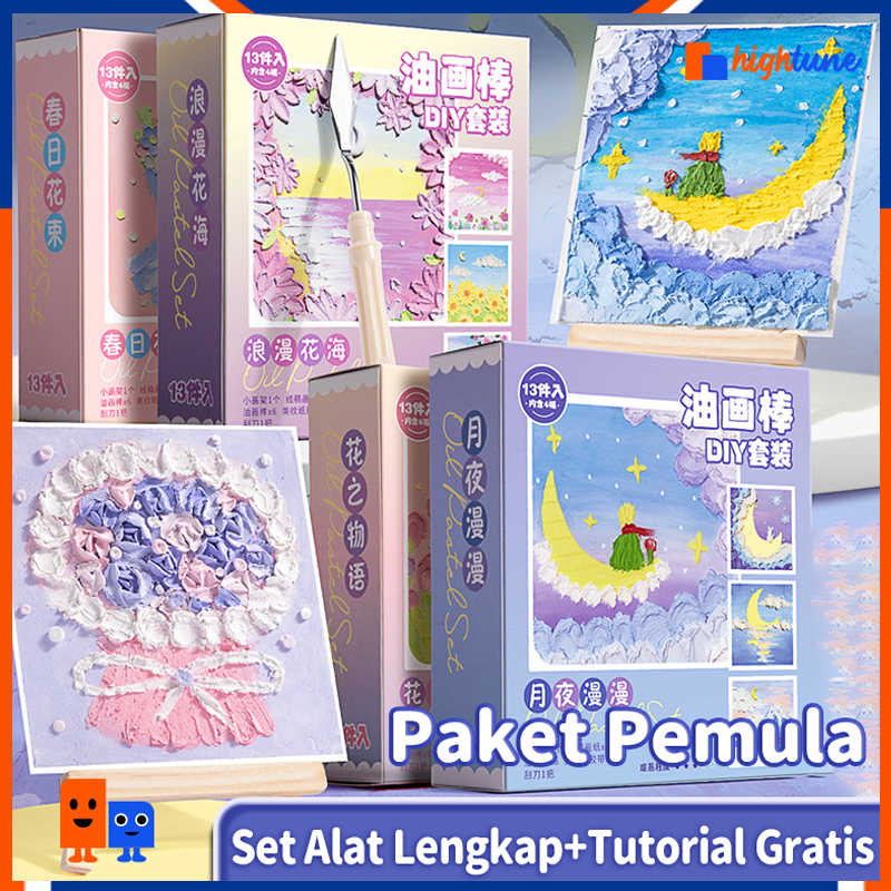 

Hightune Krayon Oil Pastel Diy Setelan Halus Cerah Bisa Dicuci Crayon Lukisan alat menggambar