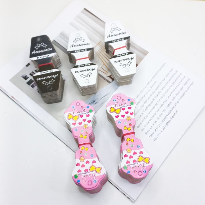 

❤️CERIA❤️HANG TAG - KERTAS GANTUNG LEBEL KALUNG AKSESORIS MOTIF LUCU