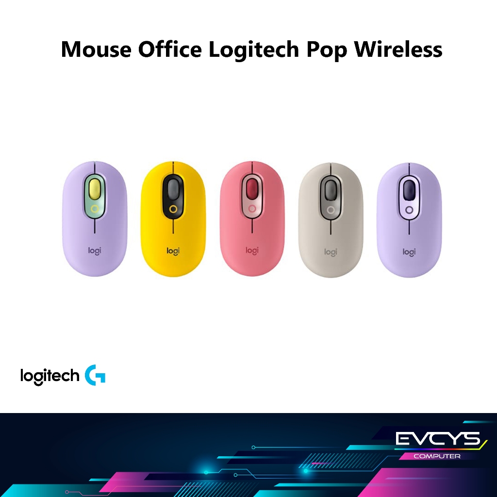 Mouse Logitech Pop Mouse Wireless Bluetooth