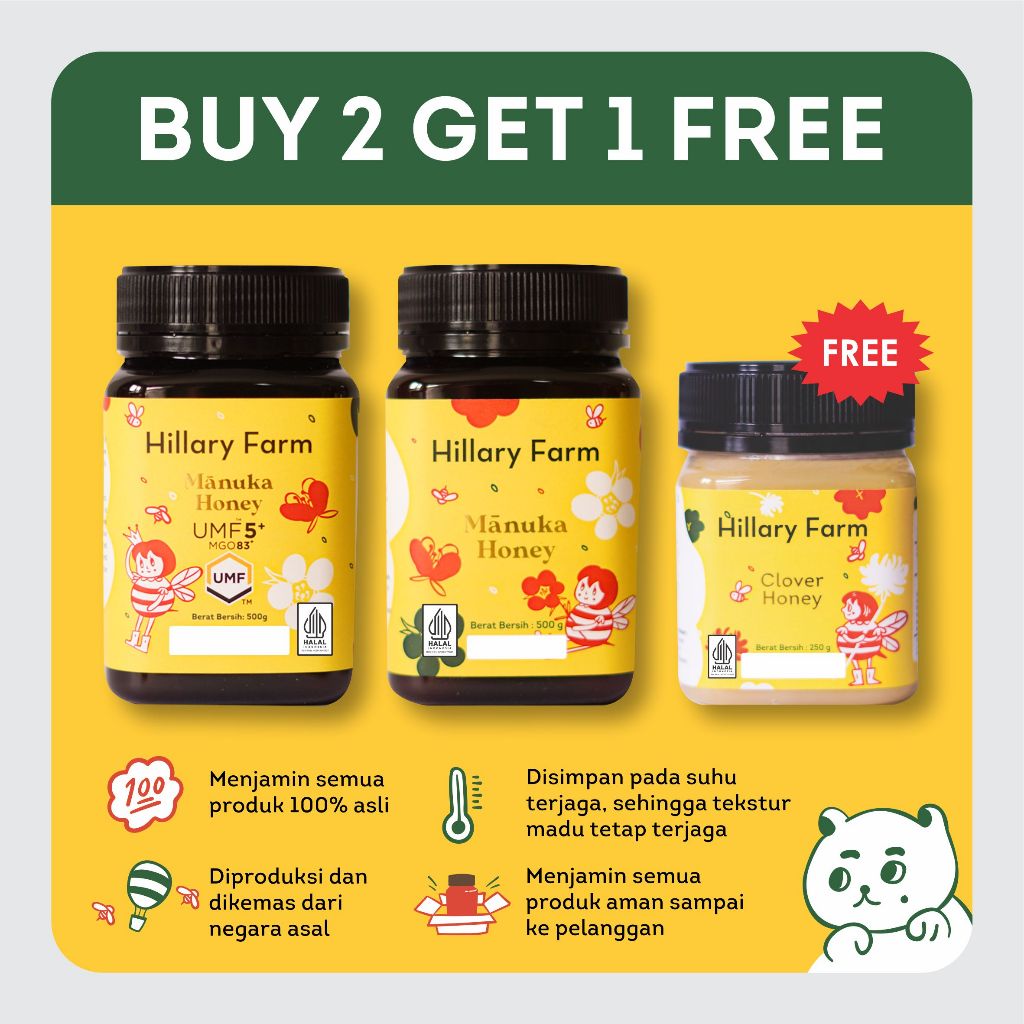 

Manuka Honey UMF 5+, Manuka Honey Free Madu