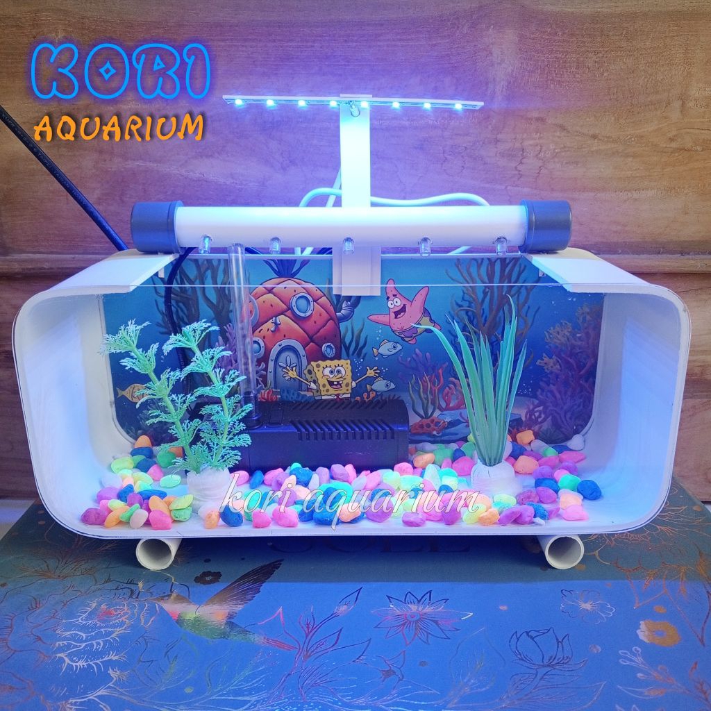 Aquarium Akrilik Mini Filter Pancuran