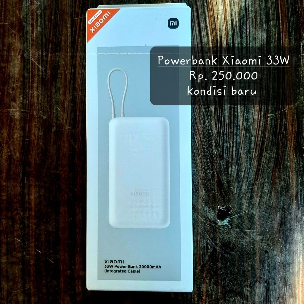 power bank xiaomi 33 W