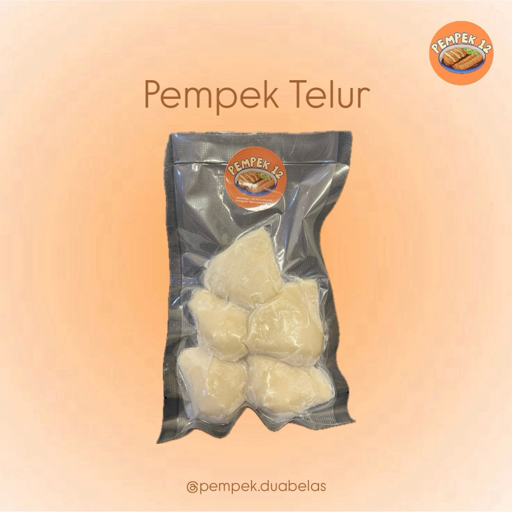 

PEMPEK 12 - Telur Kecil (isi 5)