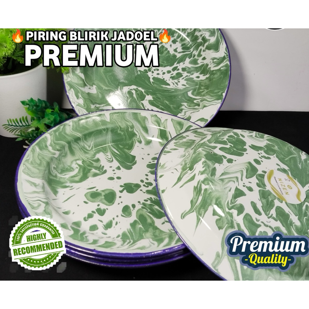 piring enamel 22 c / piringjadul/ piring seng murah / piring jadul enamel murah