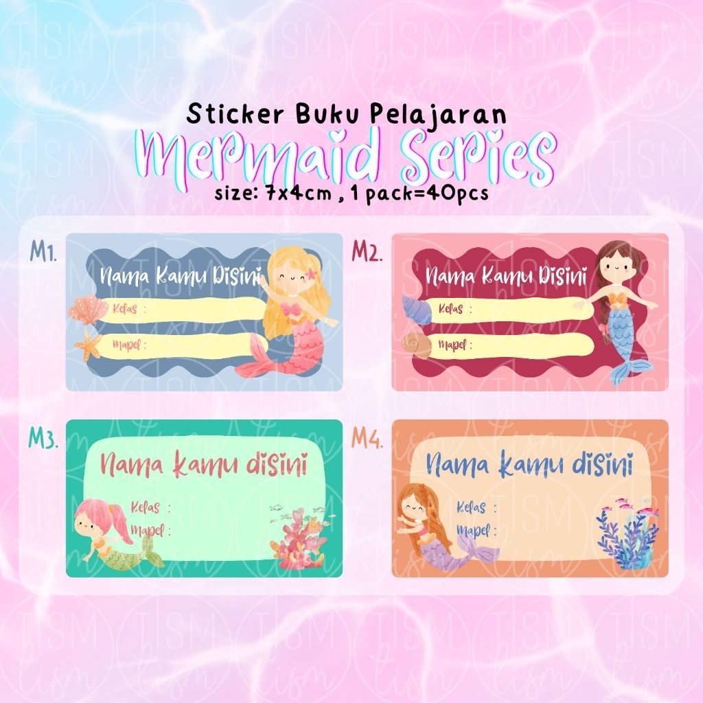 

Sticker Nama Sticker Buku Pelajaran Mapel