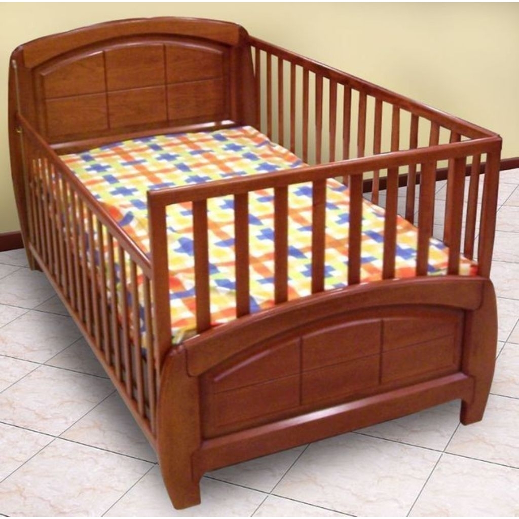 Tempat Tidur Anak Minimalis Modern / Ranjang Bayi Kayu Jati Jepara / Tempat Tidur Laci Bayi Aestheti