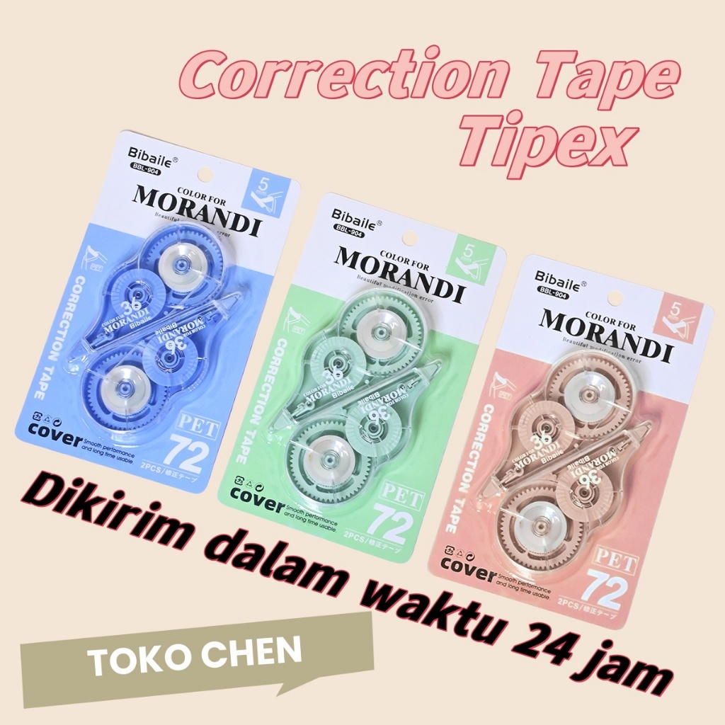 

Correction Tape Students Tipex Kertas Perlengkapan Sekolah Karakter Hewan Lucu / Tipex Roll Pita Koreksi Serbaguna / Tipe-X Kertas Mini Karakter Import