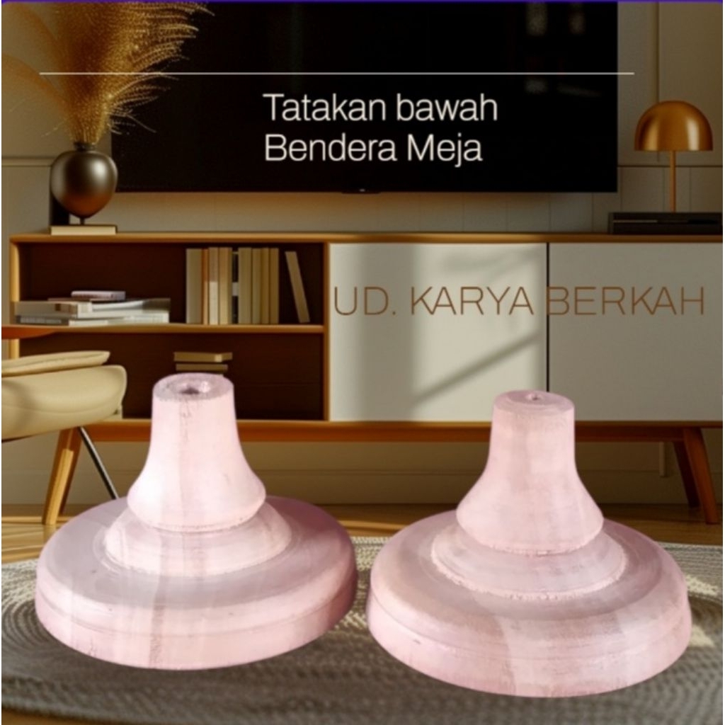 

tatakan bawah bendera meja