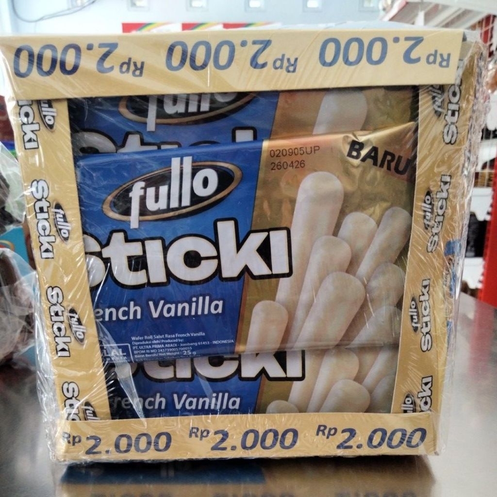 

FULLO STICKI FRENCH VANILA 25 GRM X 12 PCS