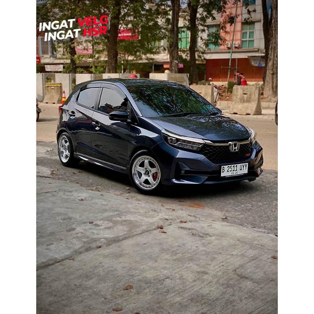 PAKET HSR R16 UNTUK BRIO JAZZ BALENO FRONX RING 16 HSR BOB PCD 4X100 - hsr wheel pulo gebang
