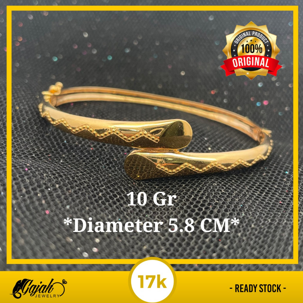 Gelang Emas 17K 10 Gram Toko Emas Gajah Online Salatiga 7721