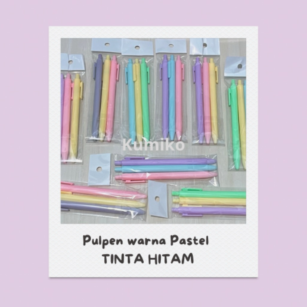 

Pulpen tinta hitam murah warna pastel