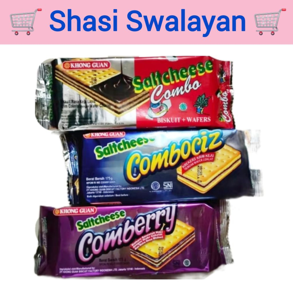 

KHONG GUAN Saltcheese 175gr - Combo/ Comberry/ Combociz