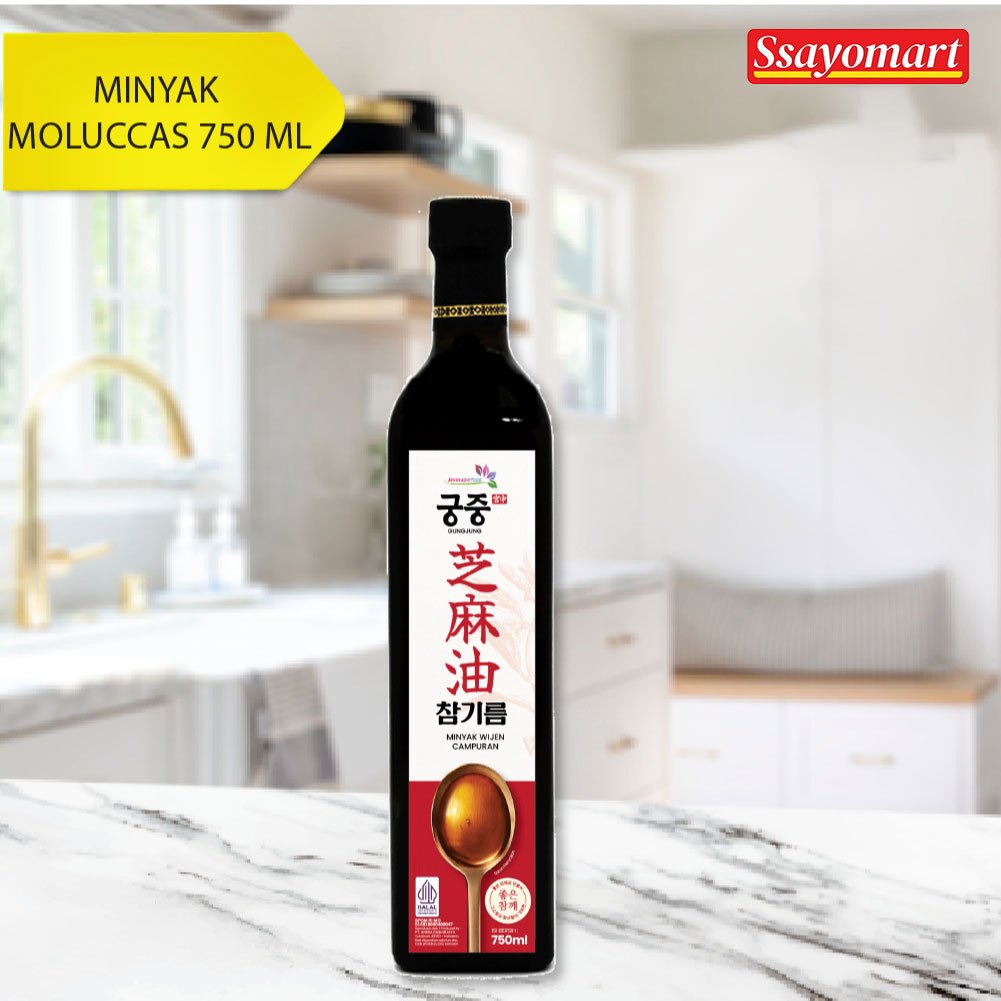 

MINYAK WIJEN MOLUCCAS / SESAME OIL KOREA 750 ML