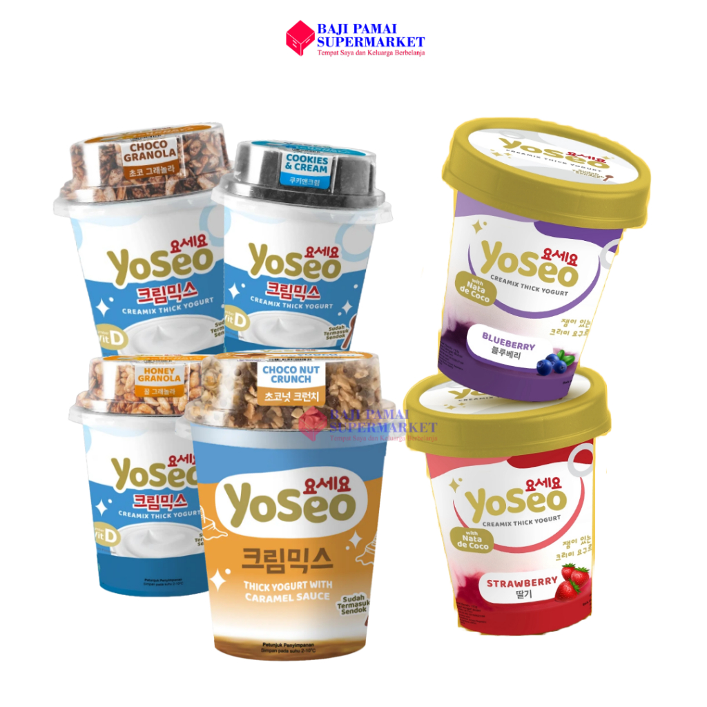 

Yoseo Creamix Thick Yogurt Cup All Variant