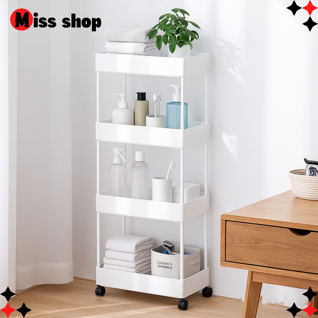 (MS) Rak Kosmetik 4 Susun Storage Box Skin Care Make Up