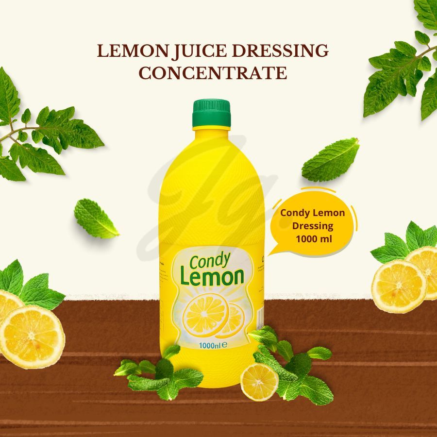 

Condy Lemon Juice Dressing Concentrate 1L | Condy Lemon Concentrate 1000 ML