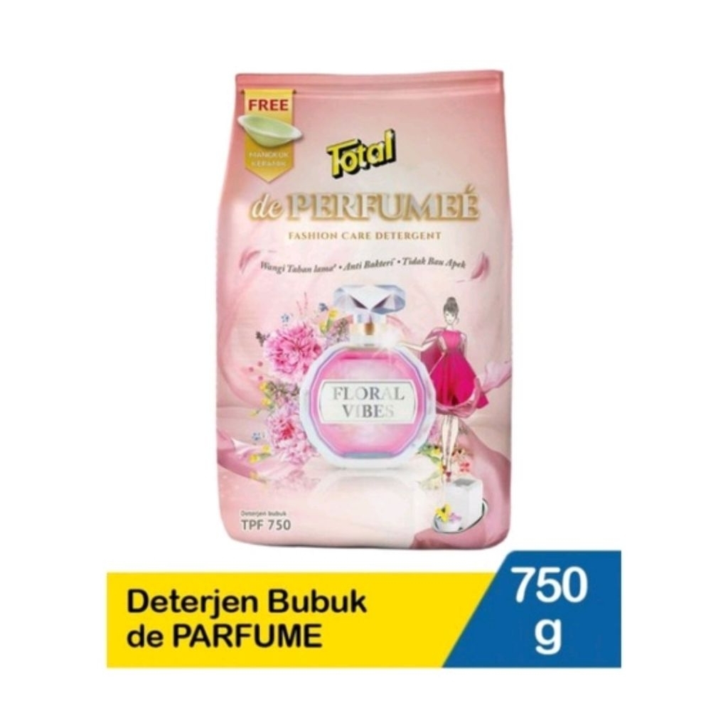 Total deterjen bubuk 750 gram