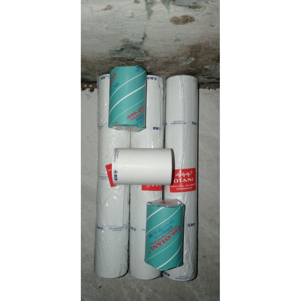 

kertas thermal 58mm ( merek BCA) kualitas bagus dan Terpercaya