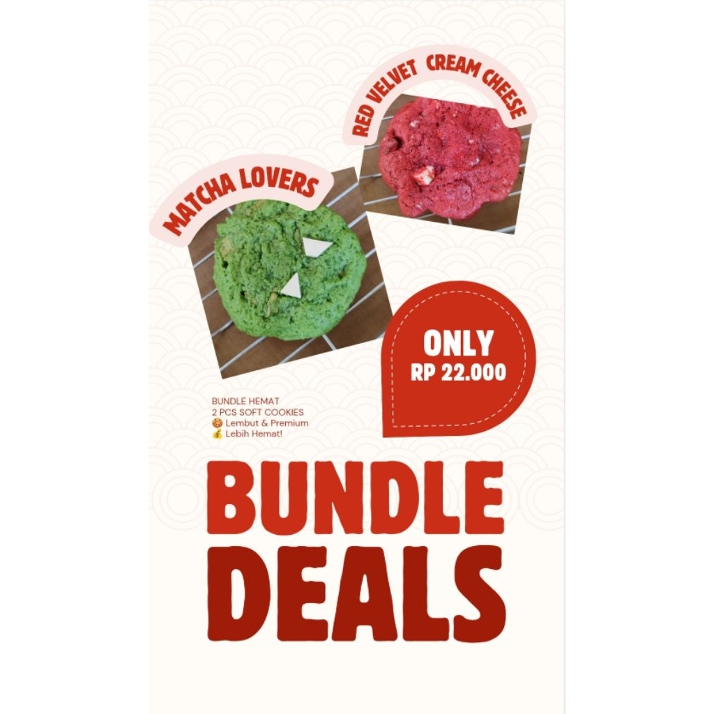 

[Bundle Hemat] Soft Cookies golden crumbs 2 pcs – Lembut & Premium