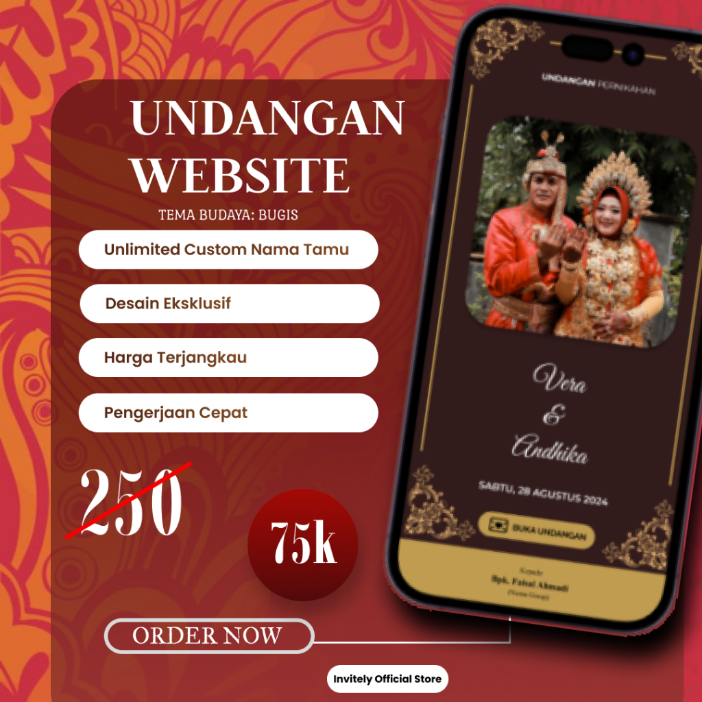 Undangan Web Digital Pernikahan Tema Budaya: Batak, Elegan, dan Siap Pakai