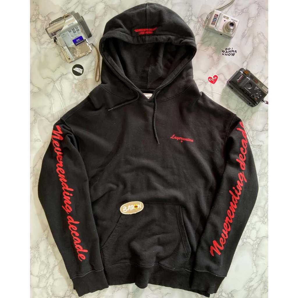 HOODIE LAYER UNION HITAM