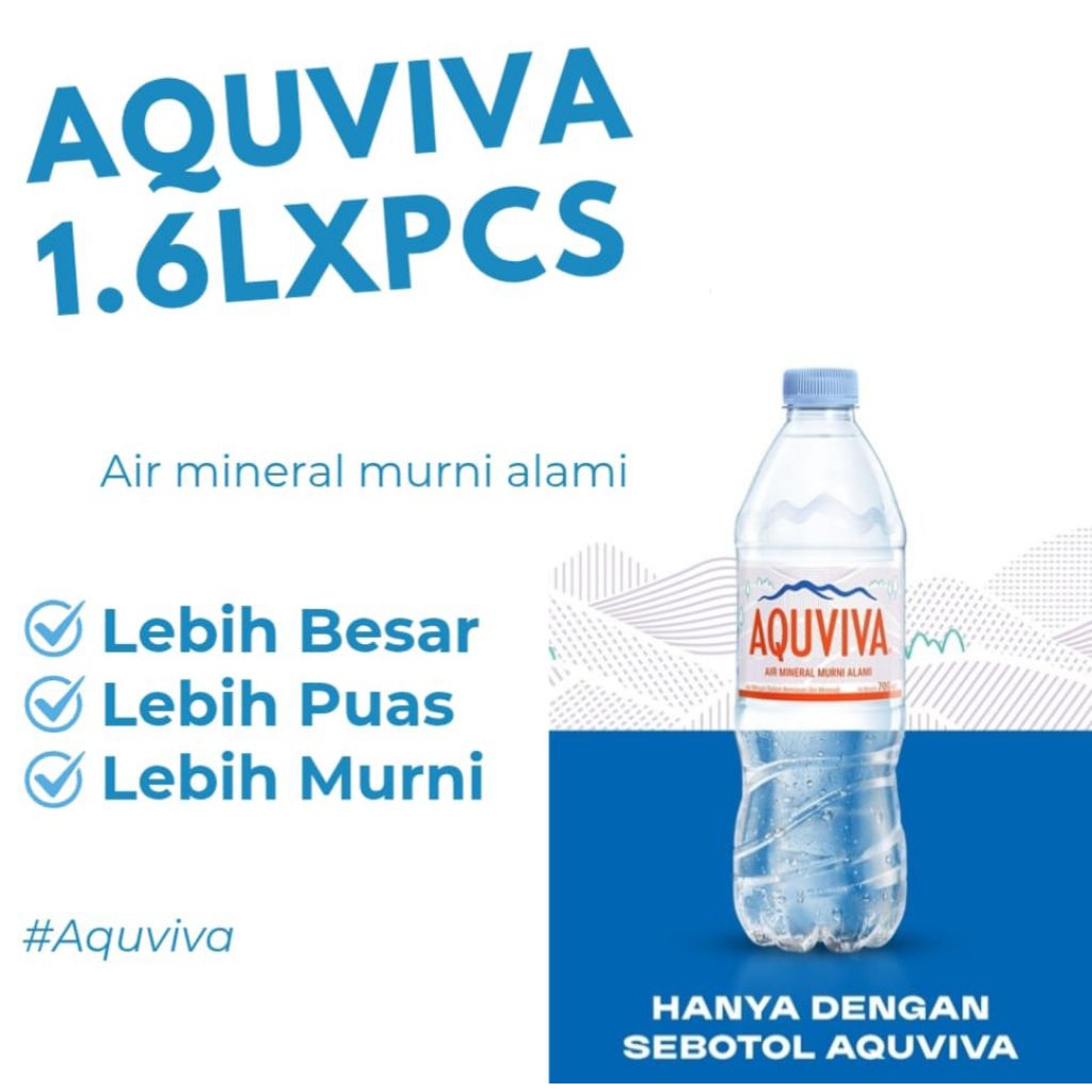 

AQUVIVA AIR MINERAL ISI 1.6Lx6PCS