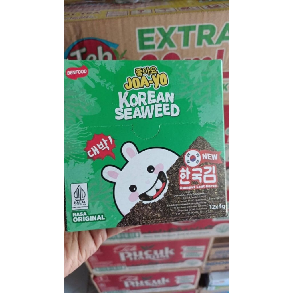 

Korean Seaweed Snack/joa-yo Korean Seaweed Kemasan 4 gr