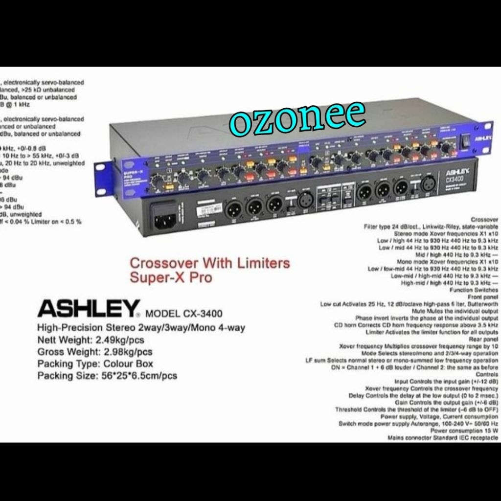 Crossover Ashley CX-3400/ CX3400/ CX 3400 Original