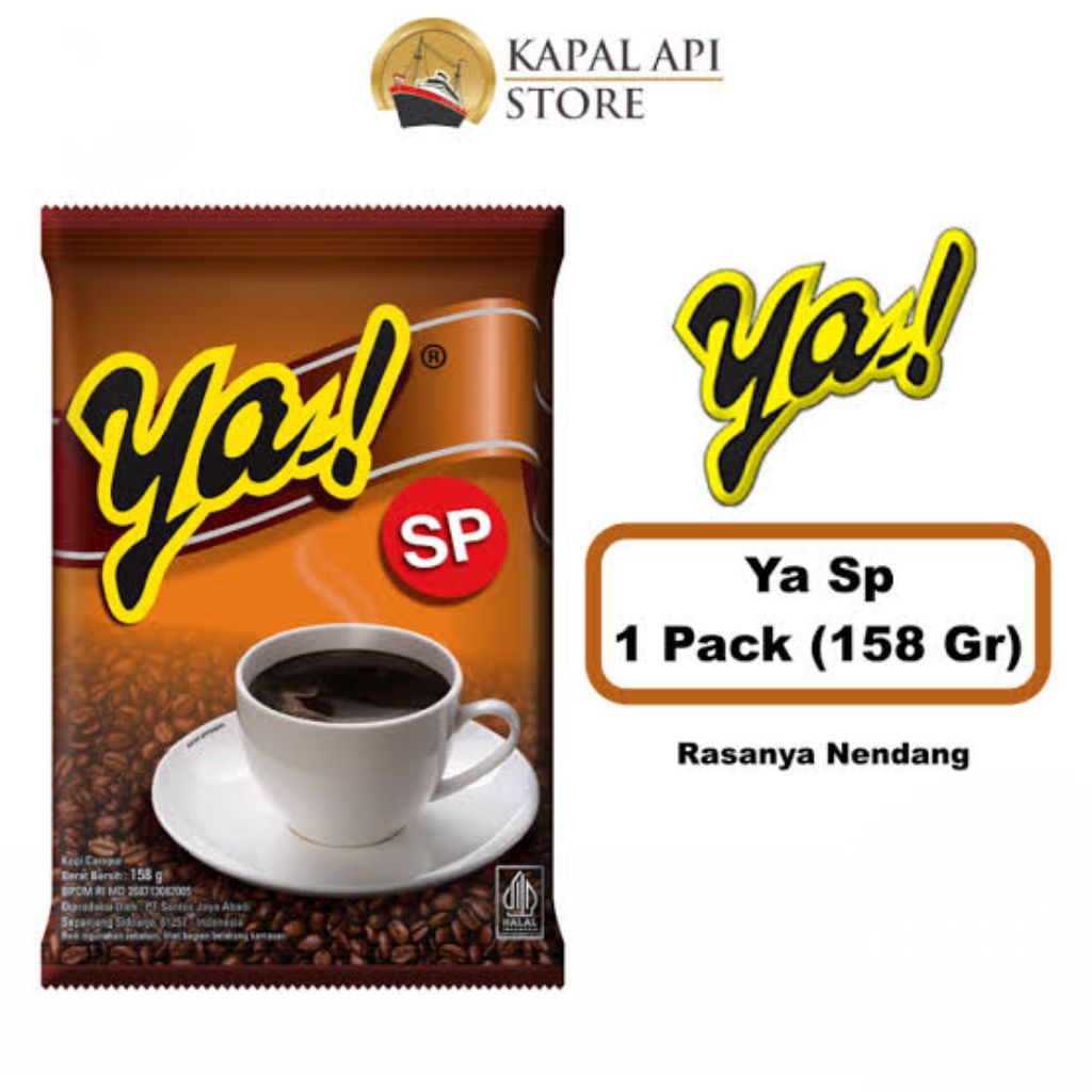 

Kopi bubuk Ya sp 158gram / Kopi bubuk ya sp murah