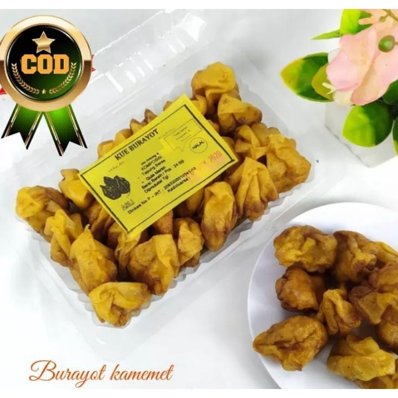 

Kue Burayot Kamemet Isi 10 Pcs Cemilan Oleh Oleh Khas Garut