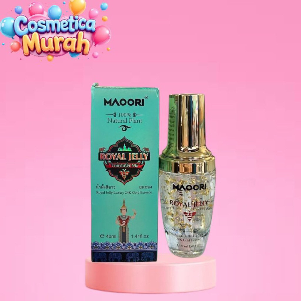 po.z] MAOORI royal jelly luxury 24k gold essence - serum wajah pencerah premium