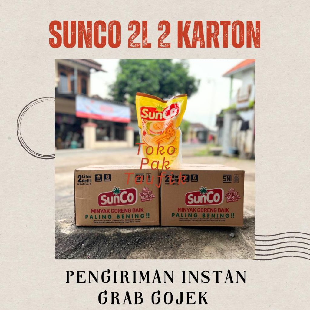 

Minyak Goreng Sunco 2L 2 karton