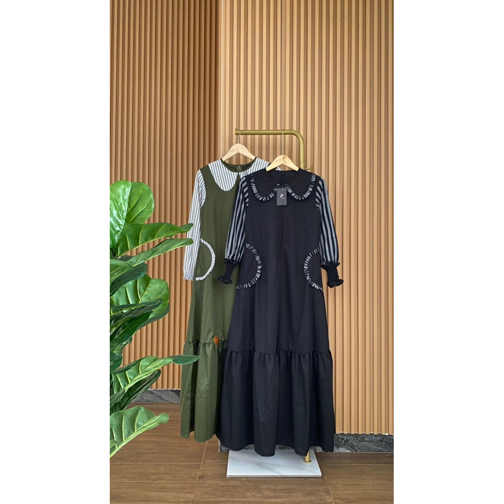 jauza dress/zisheri dress original/dress branded/dress terbaru