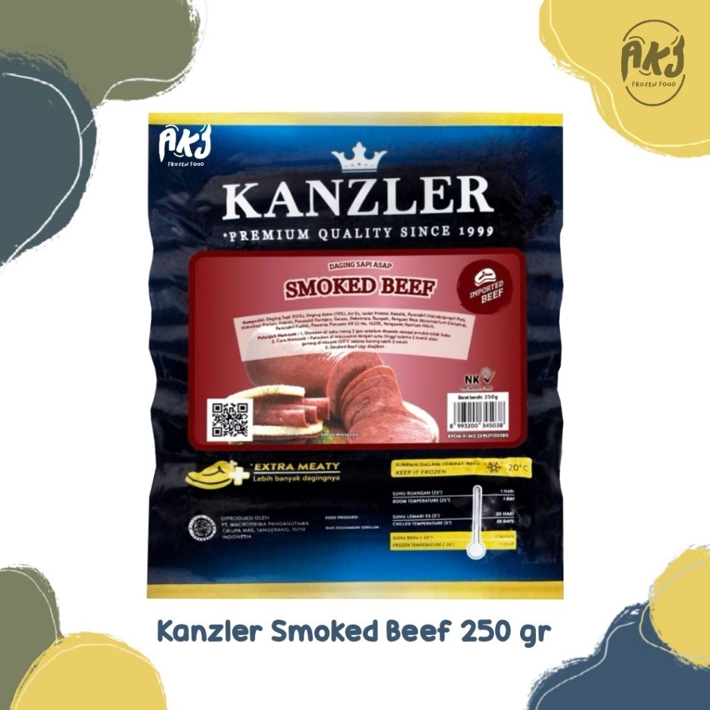 

Kanzler Smoked Beef Round 250gr