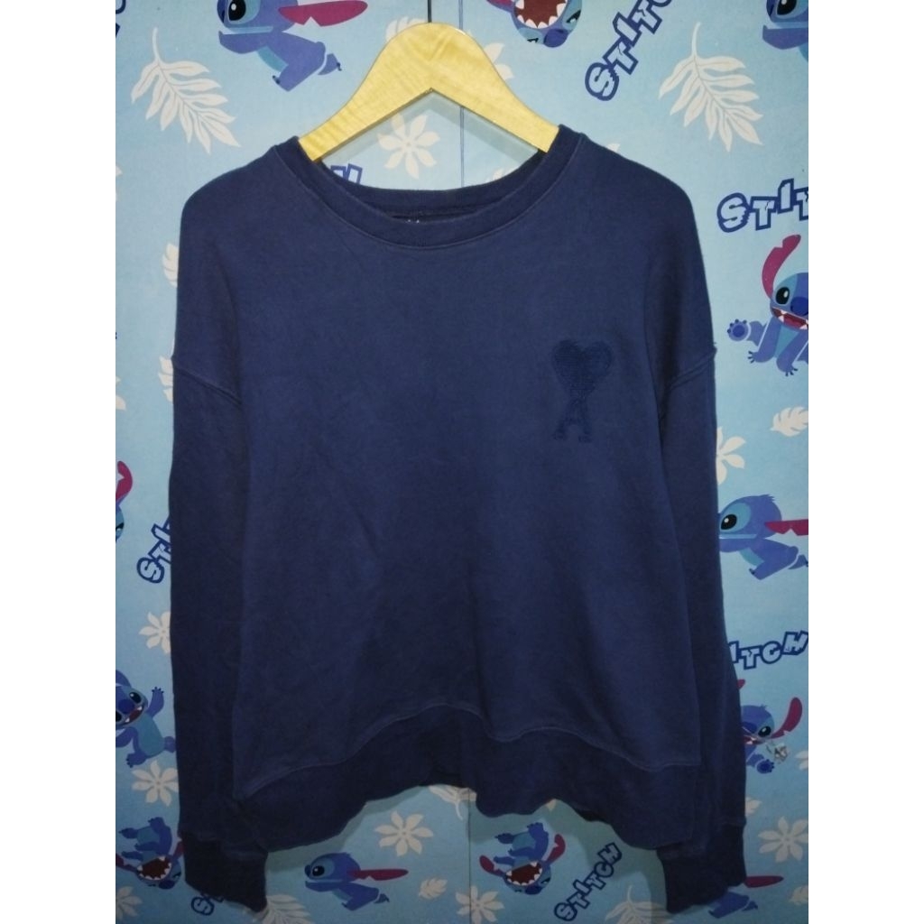 Crewneck ami paris blue