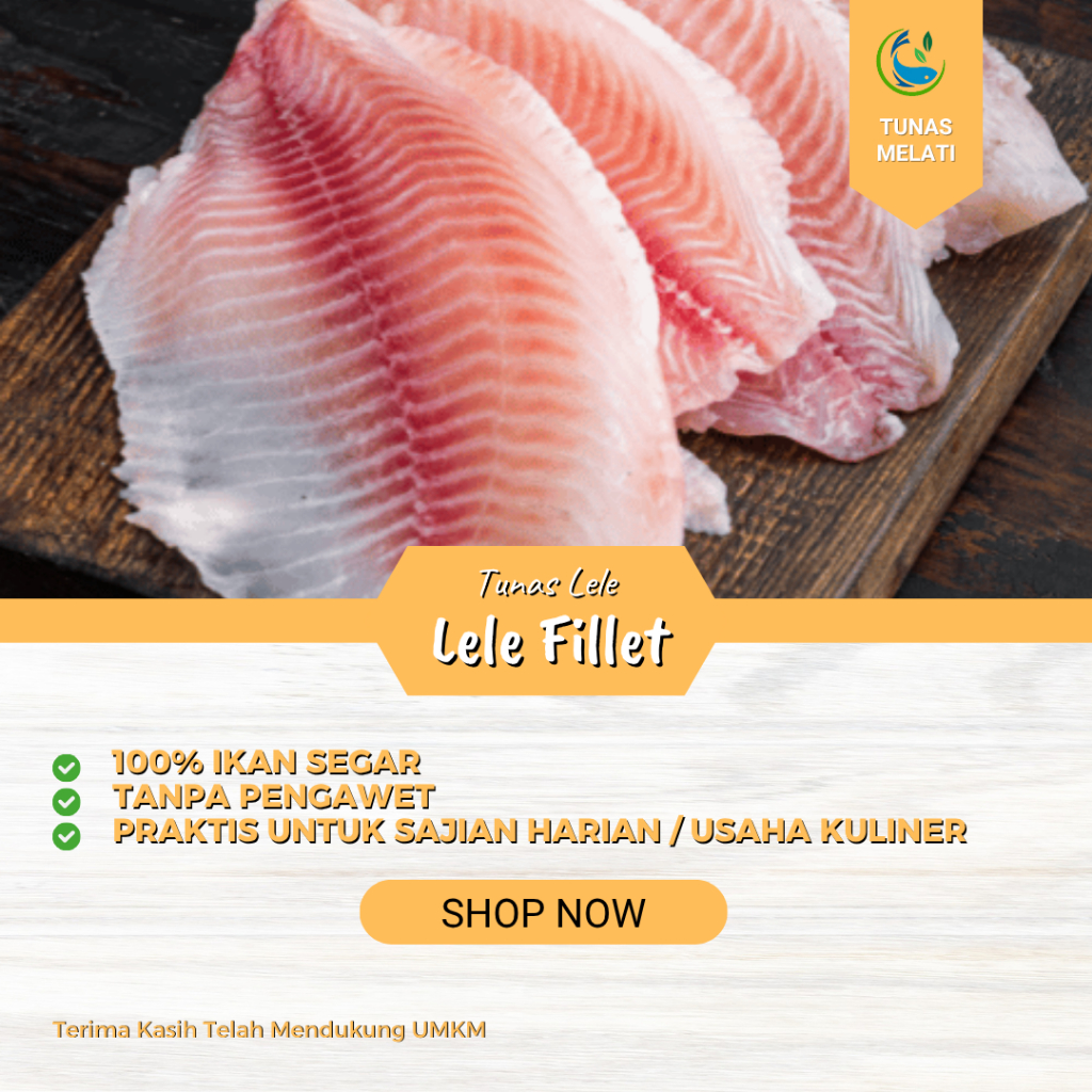 

Ikan Lele Fillet Fresh – Daging Bersih Tanpa Tulang, Siap Masak – 500gr / 1kg