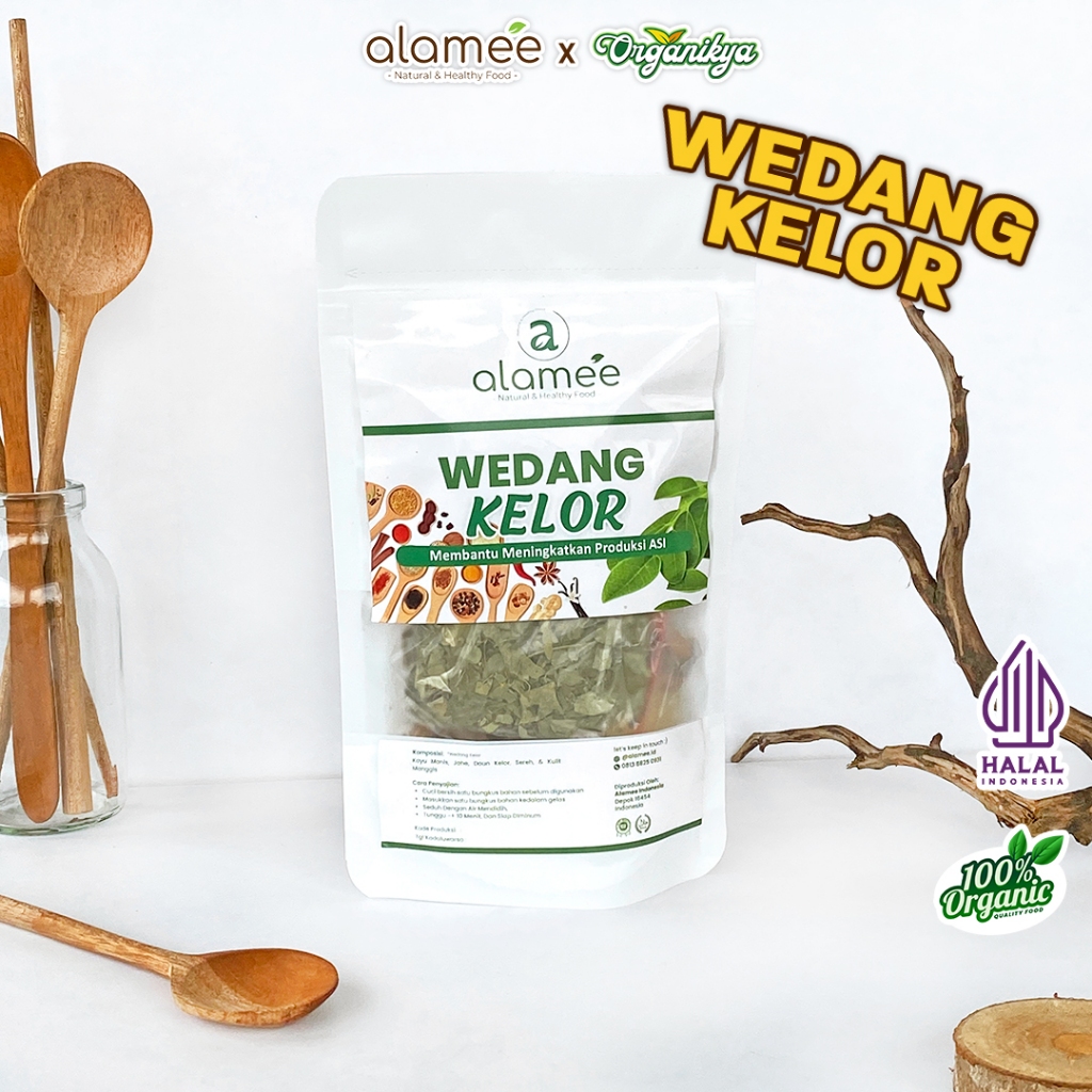 

ALAMEE Wedang Kelor Minuman Herbal Rempah Mengobati Persendian Langsung Seduh Lengkap organikya
