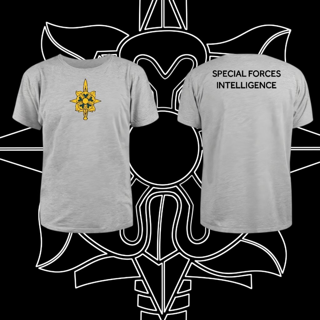 Kaos US ARMY T Shirt Military Design US SPECIAL FORCES INTELLIGENCE LOGO