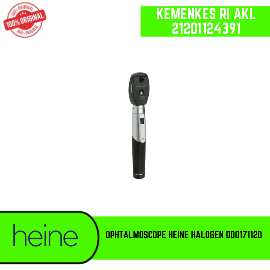 Ophtalmoscope Heine Halogen D00171120 Optalmoskop Original Jerman