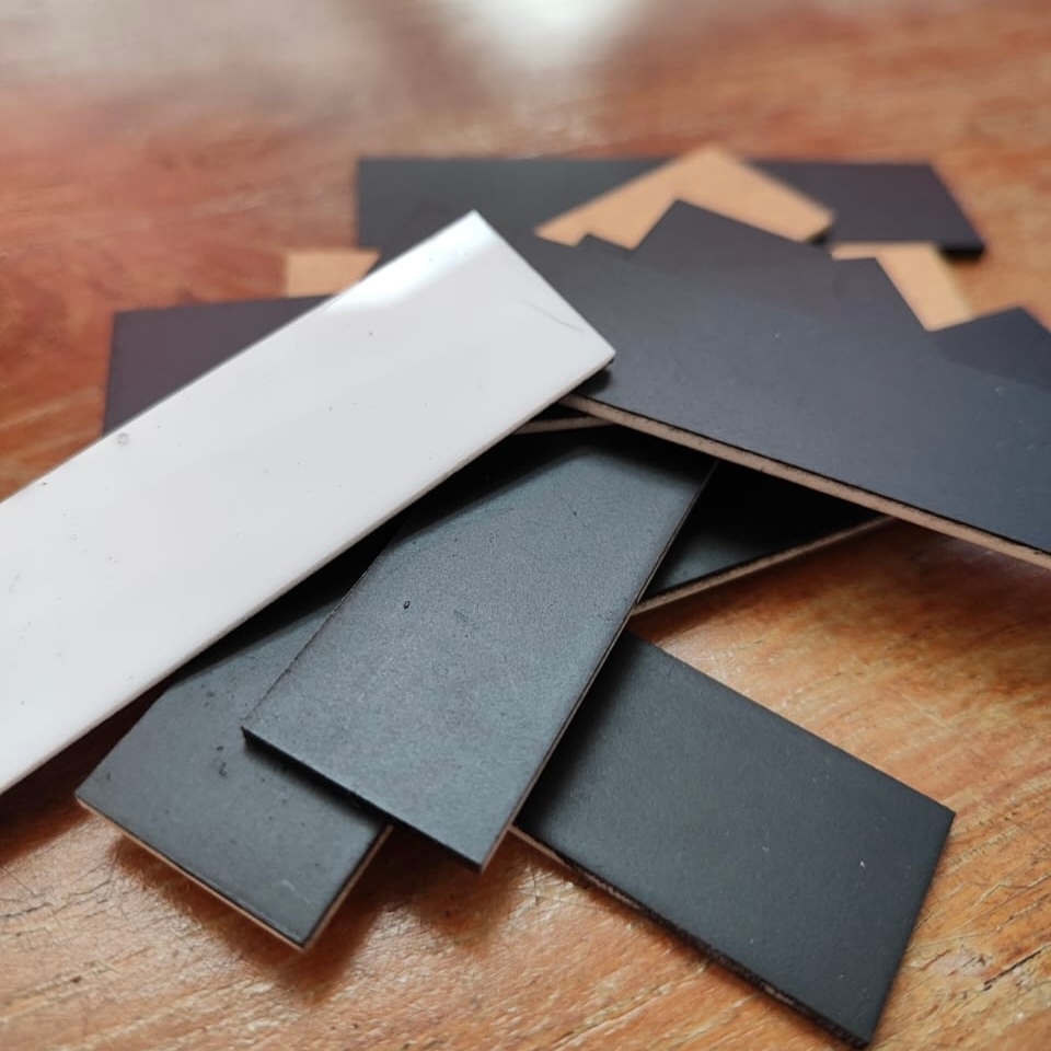 

Bahan Papan Nama Dada, Name Tag Akrilik Polos 2,5x8cm