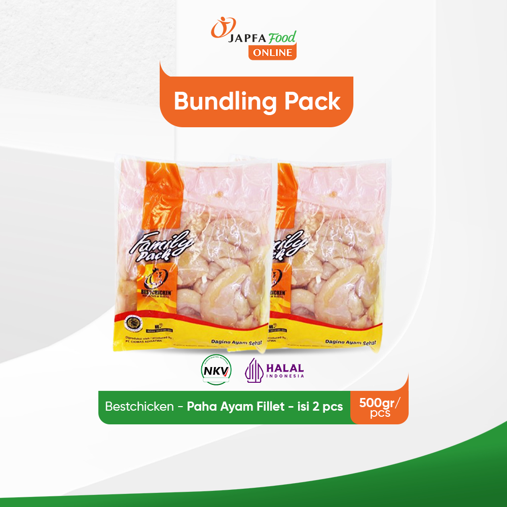 

Bestchicken Bundling Hemat Daging Fillet Paha Ayam 500 gr - Isi 2 pack