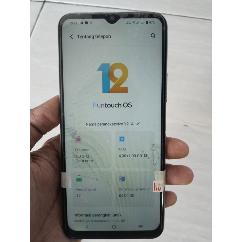 mesin vivo y21a 4/64 unit