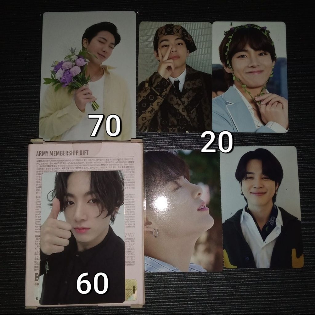 PHOTOCARD MEMORIES MEMO DIGITAL CODE DC BTS 2021 JUNGKOOK OFFICIAL MEMBERSHIP MEMBERKIT FULLSET DICO